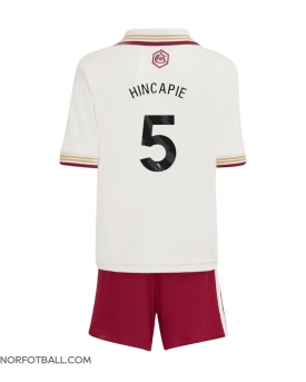 Billige Fotballdrakt Arsenal Piero Hincapie #5 Replika Tredjedraktsett Barn 2025-26 Kortermet (med bukser)